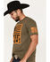 Brothers & Arms Flag Logo Graphic T-Shirt, Green, hi-res