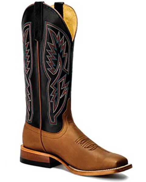 Macie Bean Women's Big Sugar Betty Western Boots - Wide Square Toe , Black, hi-res