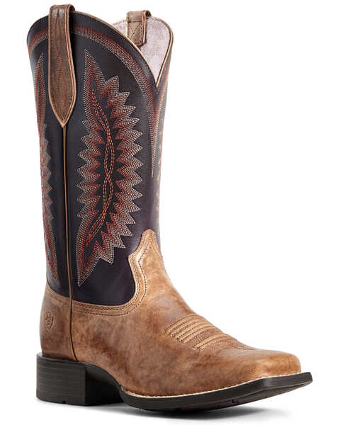 Image #1 - Ariat Women's Quickdraw Legacy Western Boots - Wide Square Toe, , hi-res