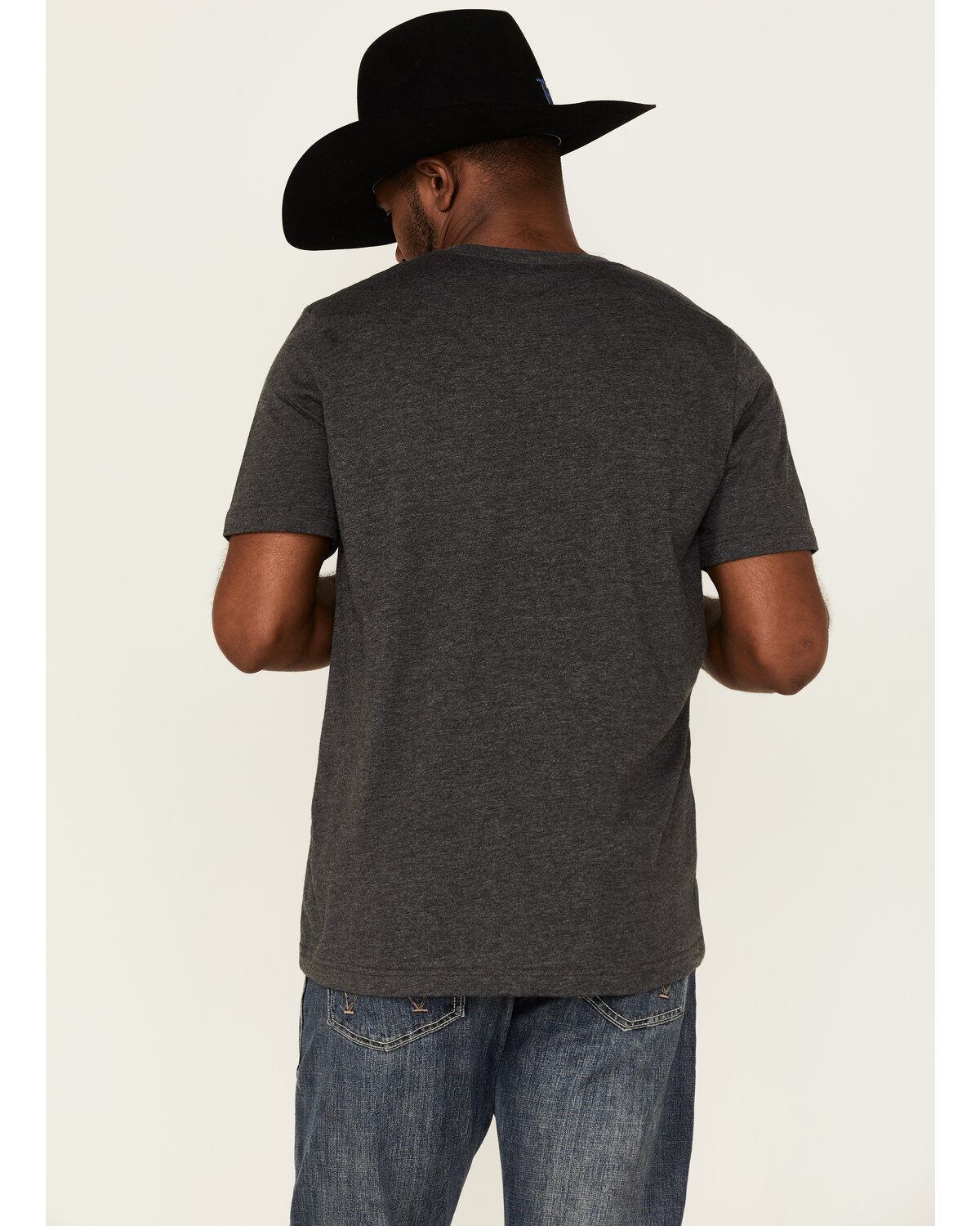 Image #4 - Tin Haul Men's Sam's Western Wear Graphic T-Shirt, Grey, hi-res