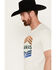 Image #2 - RANK 45® Men's Conesville Western Short Sleeve Graphic T-Shirt, Cream, hi-res