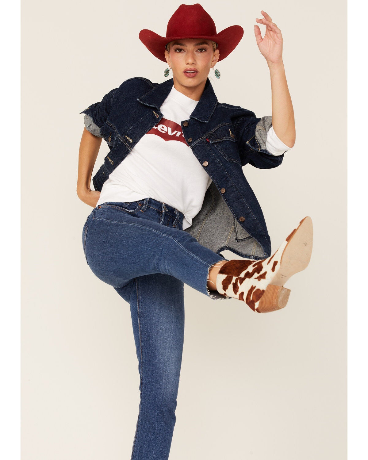 Image #4 - Levi's Women's My Vibe Dark Denim Shirt Jacket, , hi-res
