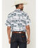 Image #4 - Kimes Ranch Men's Dunn Cowboy Print Short Sleeve Button-Down Stretch Western Shirt, White, hi-res