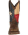 Image #4 - Rebel by Durango Men's Steel Toe Texas Flag Western Boots, Brown, hi-res
