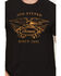 Image #3 - Thorogood Men's Old Glory USA Vintage Short Sleeve Graphic T-Shirt, Black, hi-res