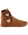 Minnetonka Women's Soft Sole Ankle Moccasins, Brown, hi-res