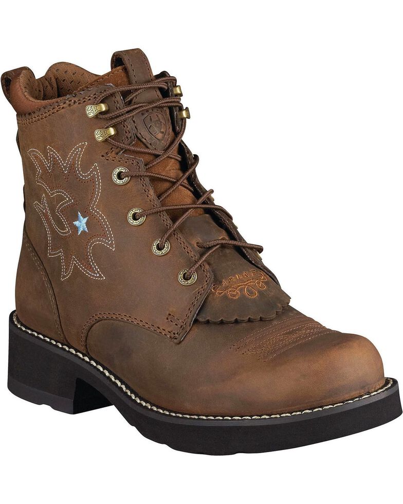 Ariat Women's ProBaby Lacer Western Boots, Driftwood, hi-res