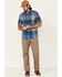 Image #2 - Carhartt Men's Plaid Print Rugged Flex Short Sleeve Button Down Work Shirt , , hi-res