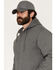 Image #2 - Forge Workwear Men's FR Solid Zip-Up Work Jacket, Charcoal, hi-res
