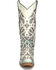 Corral Women's White Turquoise Glitter Chameleon Sun Boots - Snip Toe , , hi-res