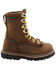 Image #2 - Georgia Boys' Insulated Outdoor Waterproof Lace-Up Boots, Tan, hi-res