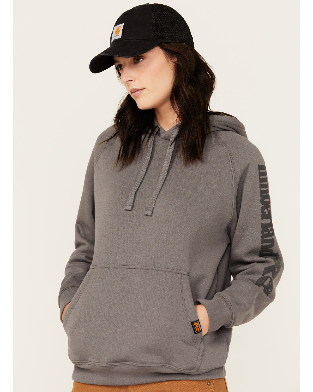Image #1 - Timberland PRO® Women's Hood Honcho Sport Hoodie, Grey, hi-res