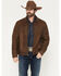 Image #1 - Scully Men's Zip-Up Leather Jacket, Brown, hi-res