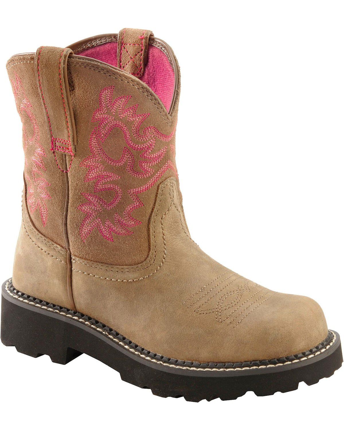Ariat Women's Fatbaby Bomber Western Boots - Round Toe, Brown, hi-res