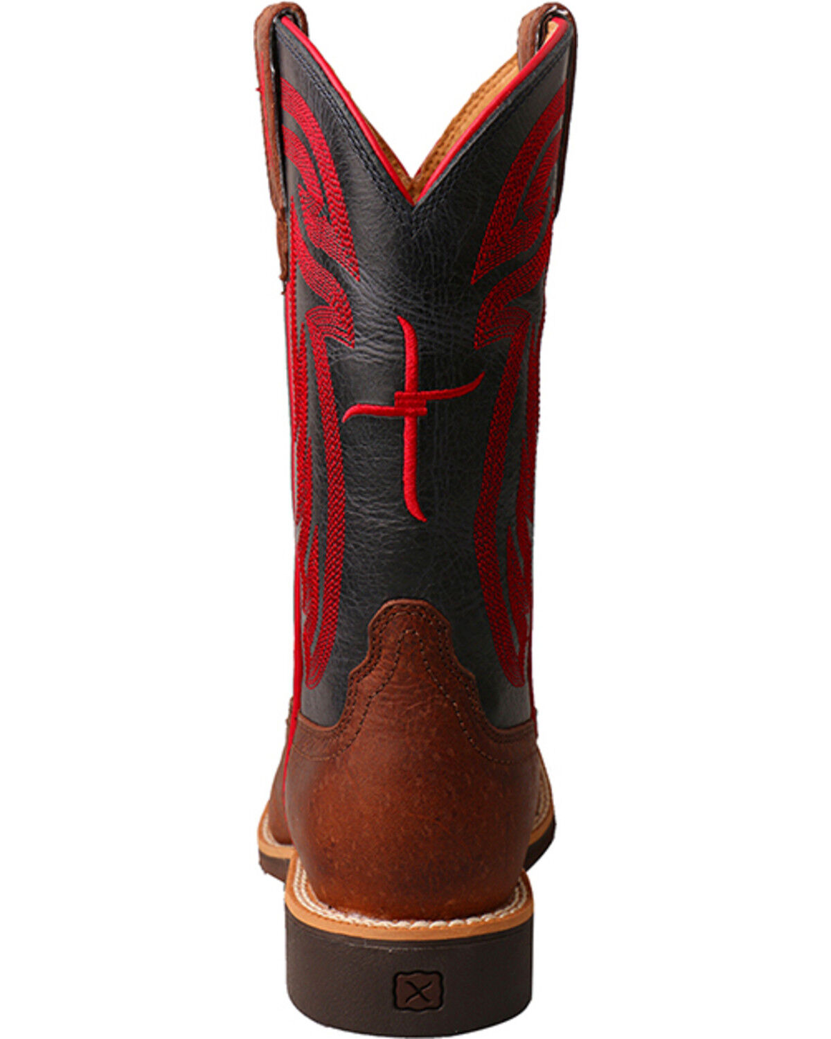 Image #6 - Hooey by Twisted X Youth Boys' Brown with Red Embroidery Boots - Square Toe , , hi-res