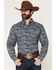 Image #1 - Ariat Men's Clem Paisley Print Long Sleeve Button-Down Western Shirt, Purple, hi-res