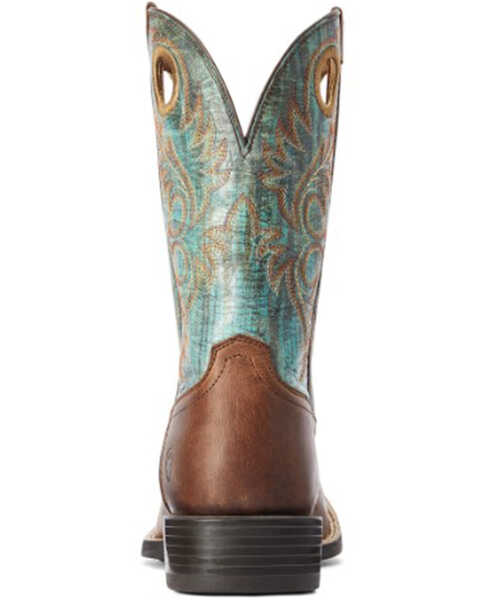 Image #3 - Ariat Men's Sport Rodeo Western Performance Boots - Broad Square Toe, Brown, hi-res