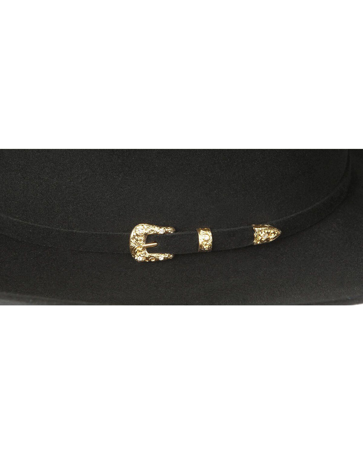 Image #3 - Larry Mahan Opulento 30X Felt Cowboy Hat, Black, hi-res