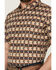 Image #3 - Gibson Men's Ombre Swirl Print Short Sleeve Button-Down Western Shirt, Brown, hi-res