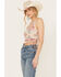 Panhandle Women's Southwestern Print Tank, Sand, hi-res
