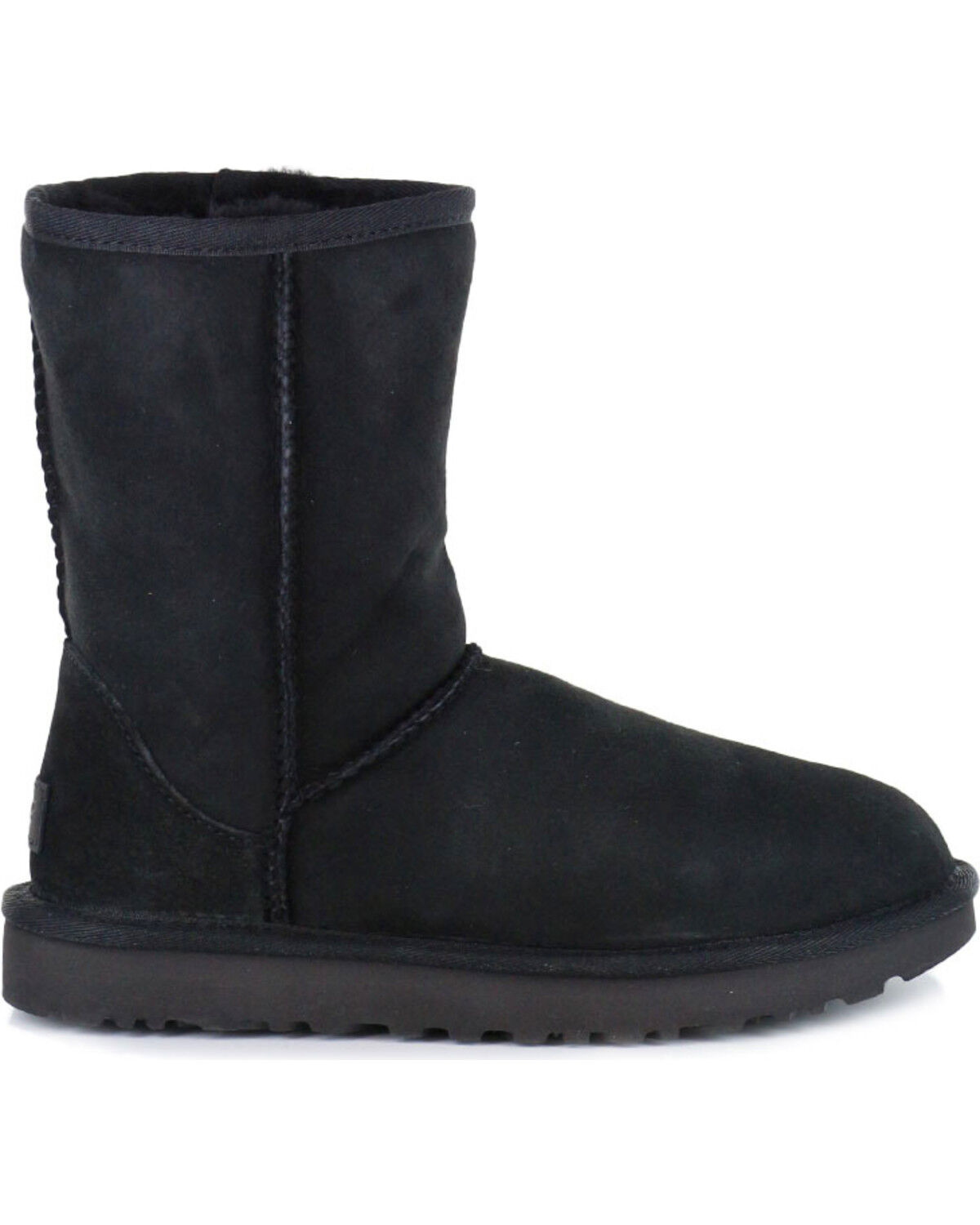 black ugg type boots