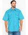 Image #5 - Wrangler 20X Men's Competition Geo Print Short Sleeve Snap Western Shirt, , hi-res