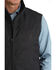Image #2 - Cinch Men's Herringbone Textured Concealed Carry Bonded Vest, Charcoal, hi-res
