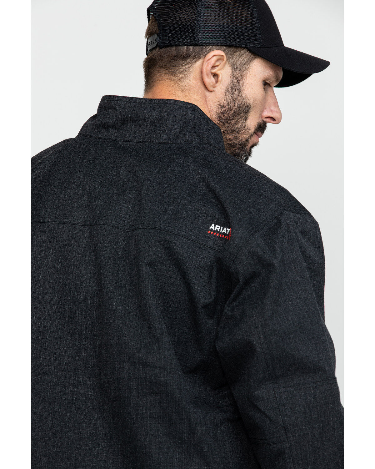 Image #5 - Ariat Men's FR H20 Waterproof Work Parka - Big, Black, hi-res