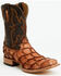 Image #1 - Cody James Men's Exotic Pirarucu Western Boots - Broad Square Toe, Brandy Brown, hi-res