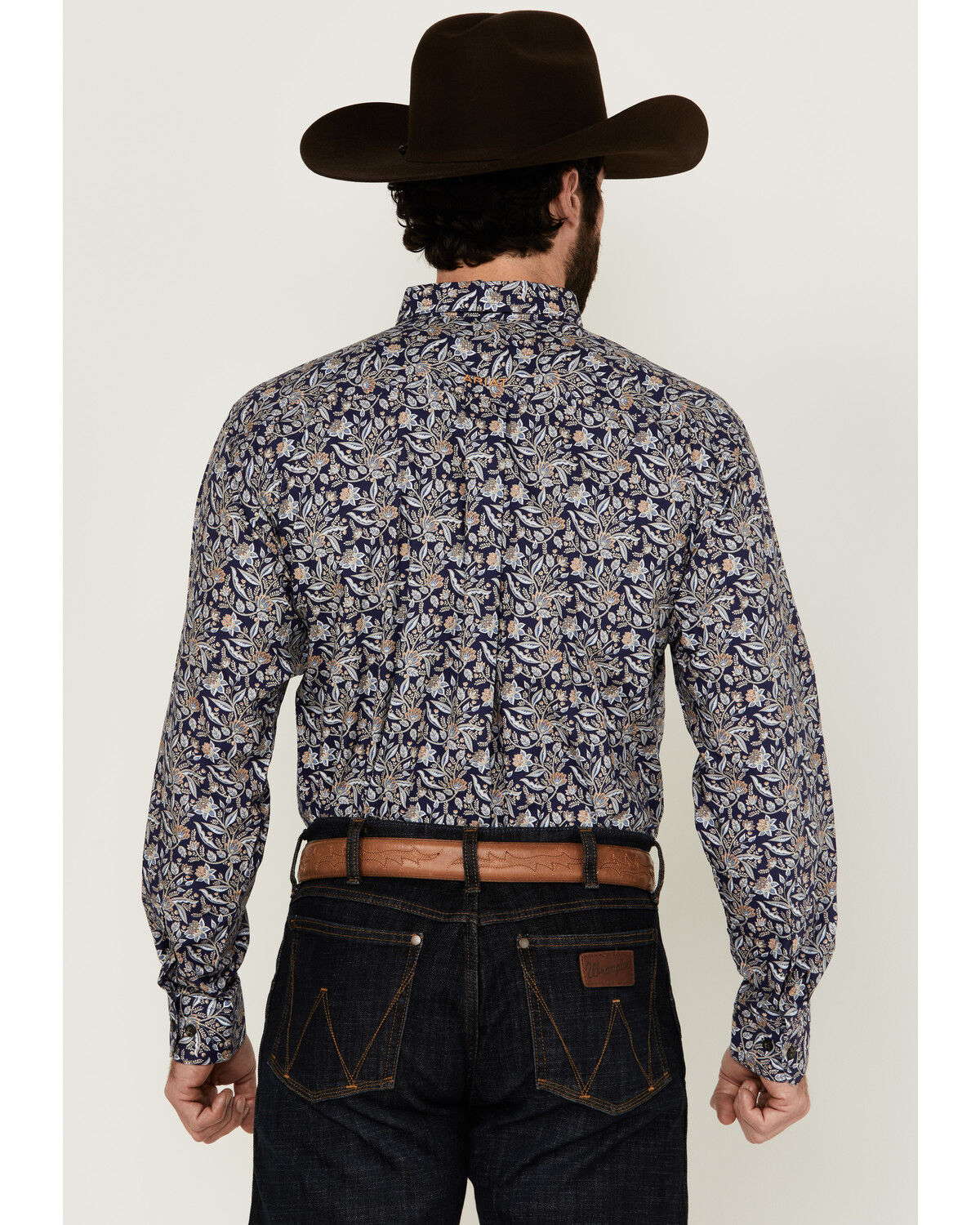 Product Name:  Ariat Men's Creighton Paisley Print Long Sleeve Button-Down Western Shirt