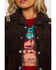 Scully Women's Boar Suede Beaded Fringe Jacket, Brown, hi-res