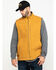 Image #1 - Hawx Men's Khaki Canvas Sherpa Lined Work Vest, Brown, hi-res