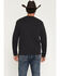 Image #4 - Wrangler Men's Rope Logo Waffle Knit Long Sleeve Shirt, Black, hi-res
