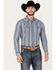 Image #1 - Cody James Men's War Hunt Southwestern Striped Print Long Sleeve Snap Western Shirt, , hi-res