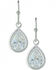 Image #1 - Montana Silversmiths Women's Western Teardrop Earrings, Silver, hi-res