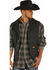 Image #2 - Powder River Outfitters Men's Black Wool Montana Vest, Black, hi-res