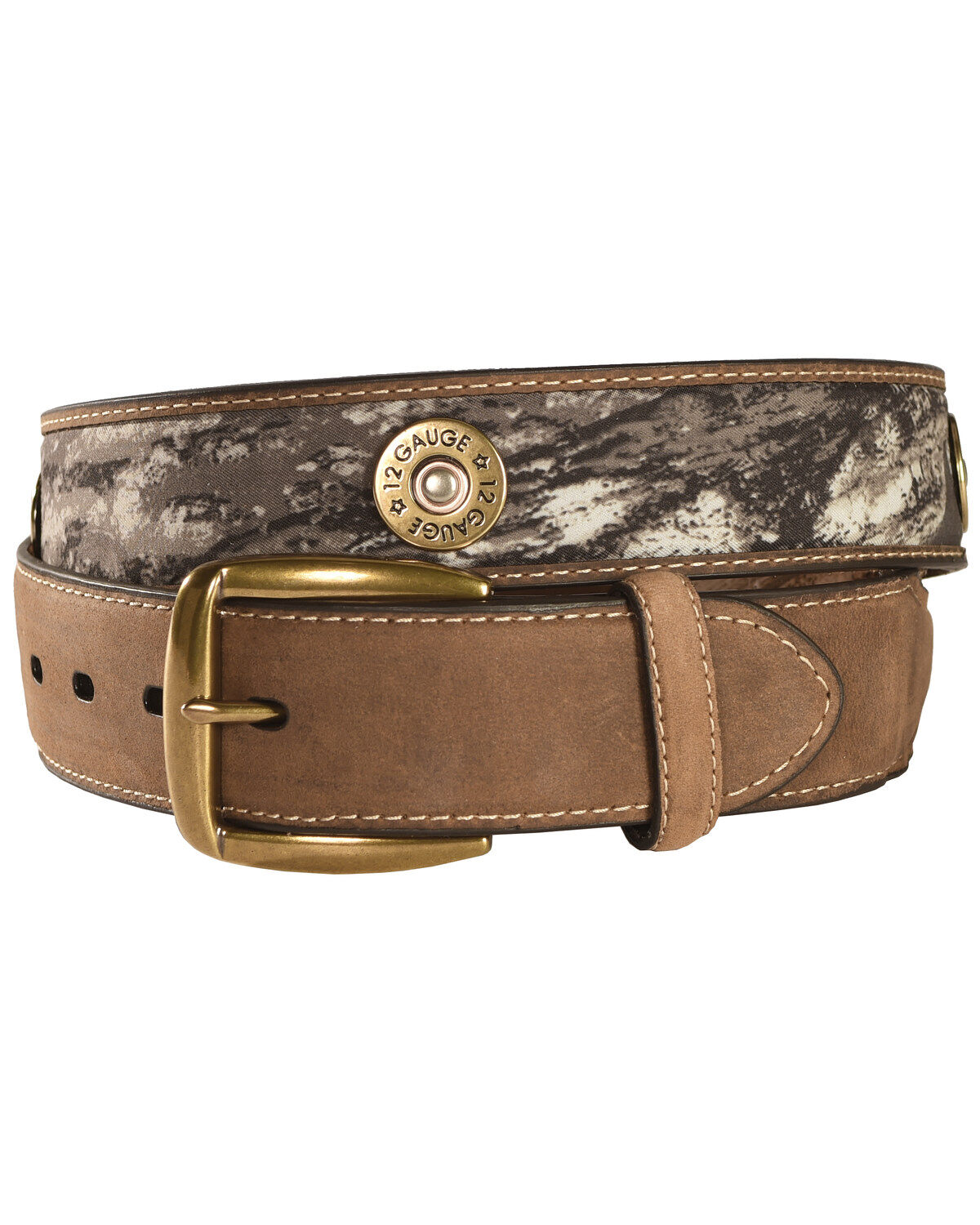 Image #1 - Nocona Outdoors Men's Camo Shotgun Shell Belt, , hi-res