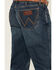 Image #4 - Wrangler Retro Men's 88MWZ Koewin Medium Wash Slim Straight Stretch Denim Jeans - Tall, Medium Wash, hi-res