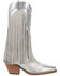 Image #2 - Dingo Women's Gypsy Studded Fringe Tall Western Boots - Snip Toe, , hi-res