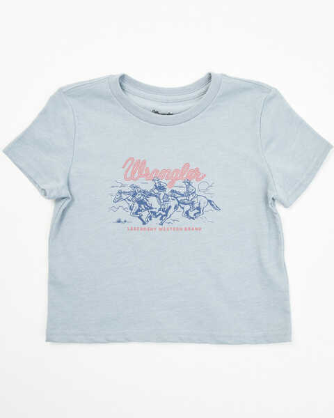 Wrangler Toddler Boys' Legendary Western Short Sleeve Graphic Print T-Shirt , Grey, hi-res