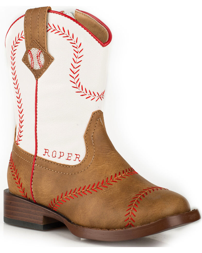 Roper Toddler Boys' Baseball Cowboy Boots Square Toe Boot Barn