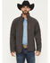Image #1 - Cinch Men's Bonded Softshell Jacket, Charcoal, hi-res