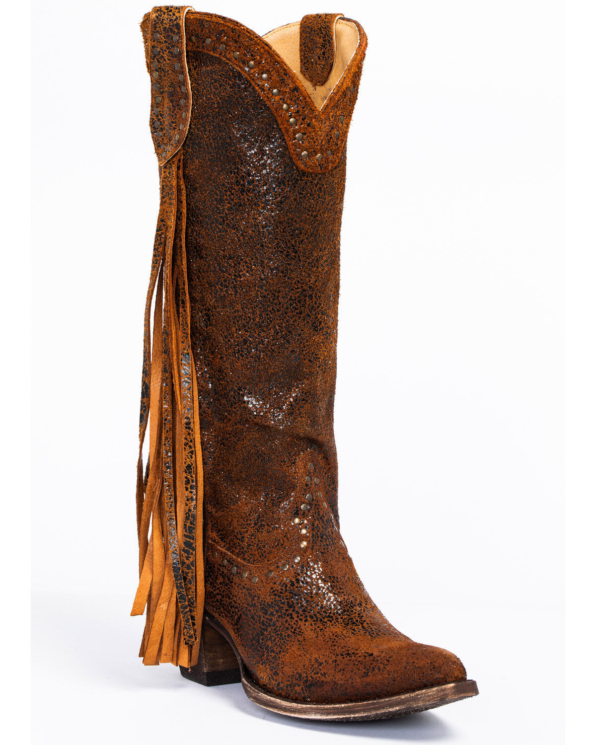 【待望★】 Fray Women's Idyllwind Western Barn Boot | Toe Round - Boots 靴
