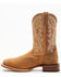 Image #3 - Justin Men's Frontier Western Boots - Broad Square Toe, Brown, hi-res