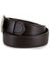 Cody James® Bullet Leather Belt, Brown, hi-res