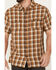 Image #3 - Brothers and Sons Men's Plaid Short Sleeve Button-Down Western Shirt, Beige/khaki, hi-res