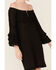 Image #3 - Roper Women's Ruffle Sleeve Mini Dress, Black, hi-res