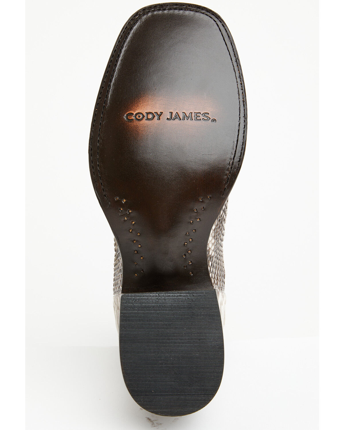 Image #8 - Cody James Men's Hash Exotic Python Western Ankle Boots - Broad Square Toe, Natural, hi-res