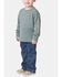 Image #3 - Carhartt Toddler Boys' Pocket Logo Long Sleeve T-Shirt, Green, hi-res