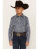 Image #1 - Cody James Boys' Paisley Print Long Sleeve Snap Western Shirt, , hi-res